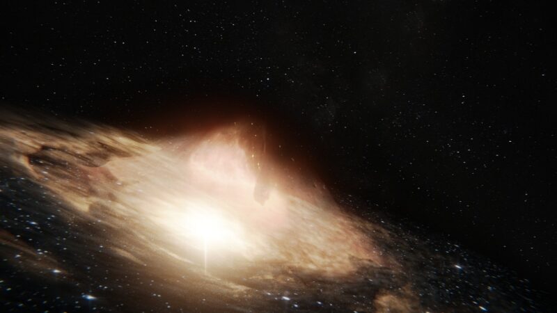 Supermasywna czarna dziura Sagittarius A* wiruje z olbrzymią prędkością i emituje promieniowanie gamma